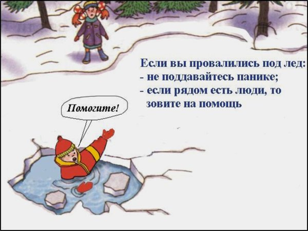 Осторожно лед правила поведения на льду