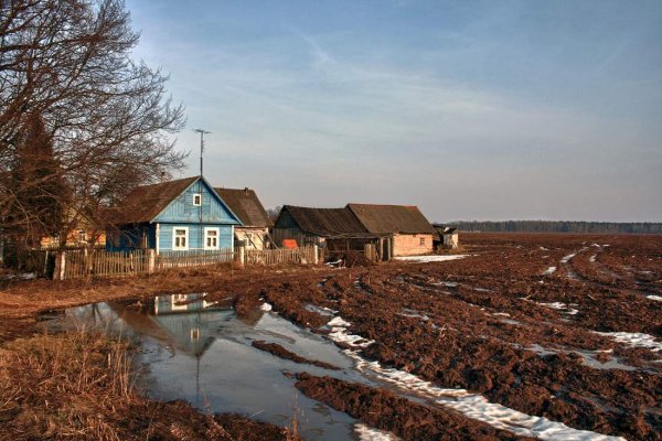 Ранняя Весна в деревне