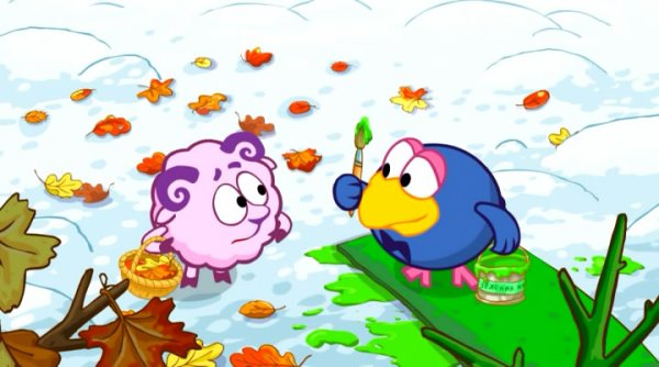 Смешарики времена года