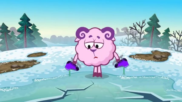 Смешарики на тонком льду