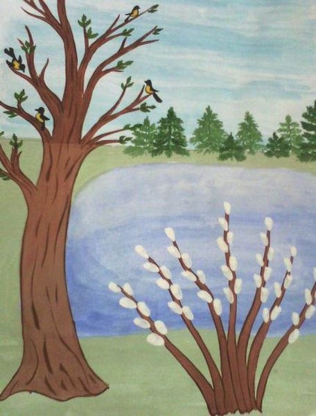 Весна рисунок