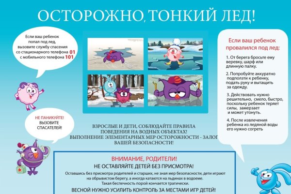 Правила поведения на льду