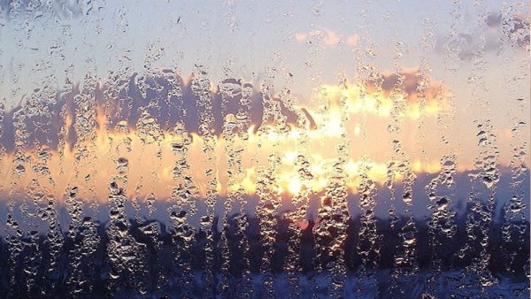 Окно дождь солнце