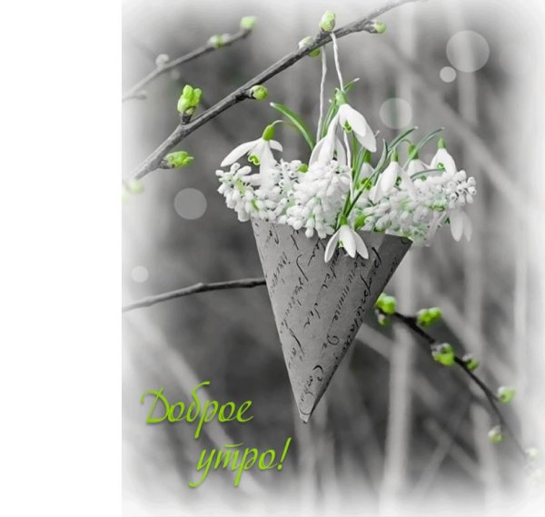 Открытка хорошей весны
