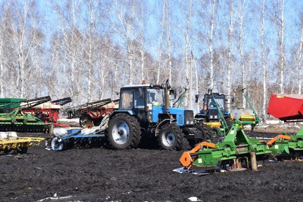 Весенние полевые работы