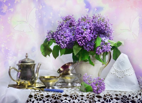 С добрым майским утром сирень