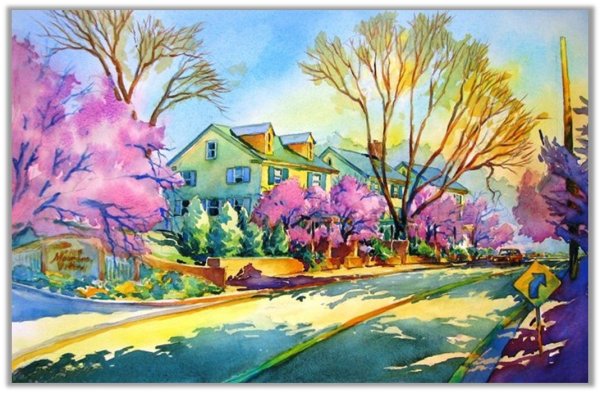 Верба живопись