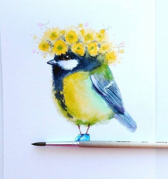 Рисование весеннего пейзажа