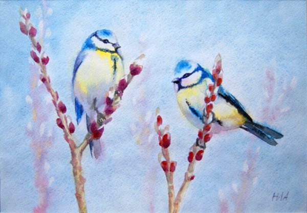 Уроки рисования акварелью пейзажи