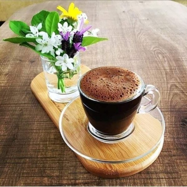 Доброе утро кофе цветы шоколад