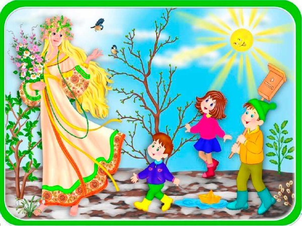 Признаки весны для дошкольников