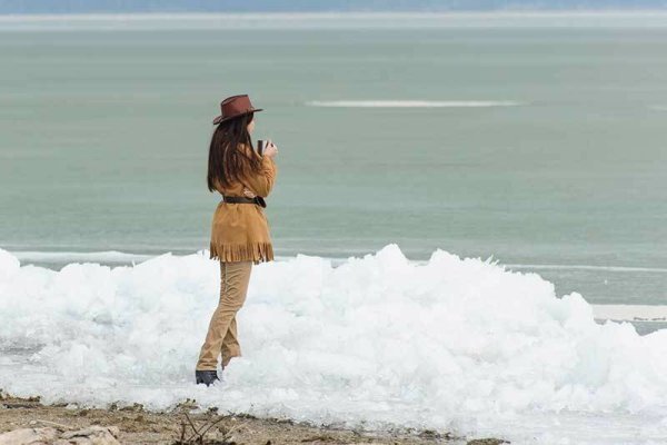 Фотосессия на море зимой