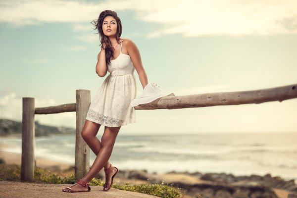 Романтичная девушка