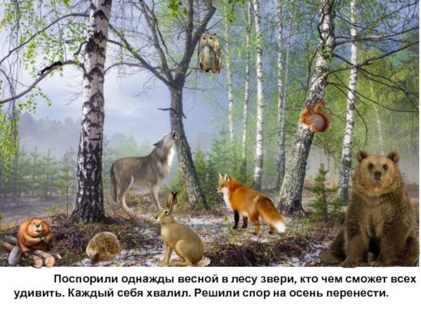 Жизнь животных весной