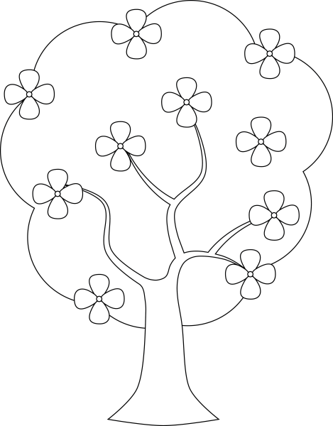 Раскраска природа для детей