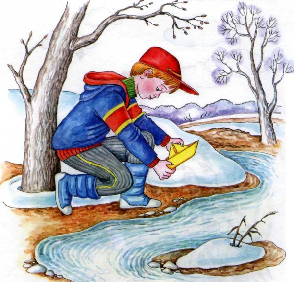Пришла Весна потекла вода