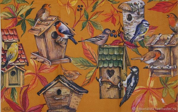 Птичий домик рисунок