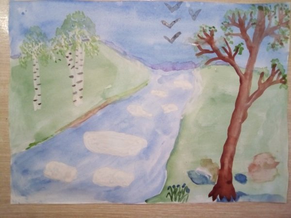 Весенние рисунки