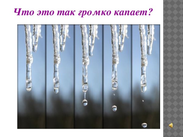 Весна капель