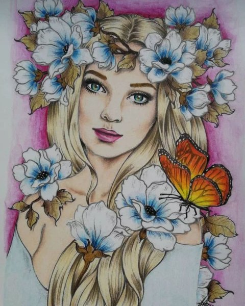 Весна рисунок карандашом