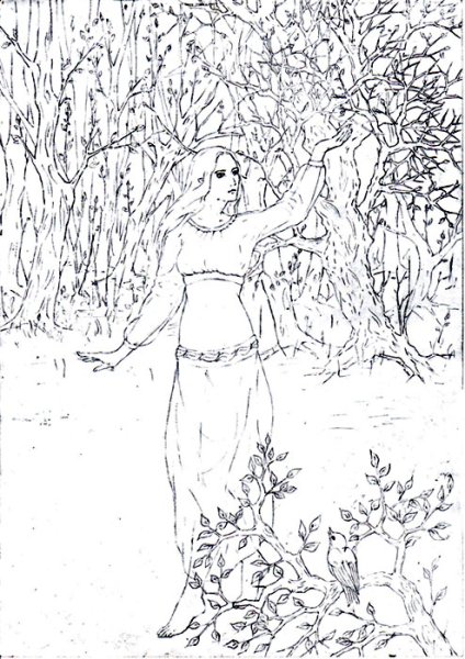 Портрет весны легкий