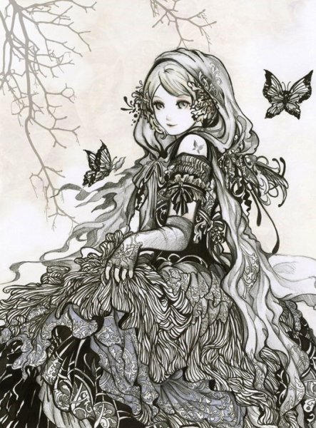 Женский образ очертаньем