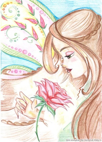 Весна рисунок карандашом