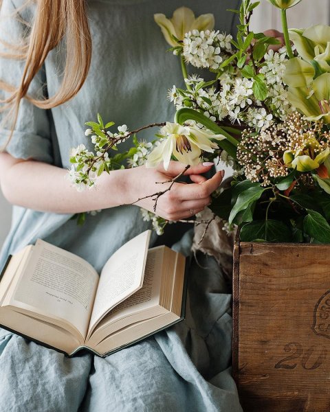 Люди весной