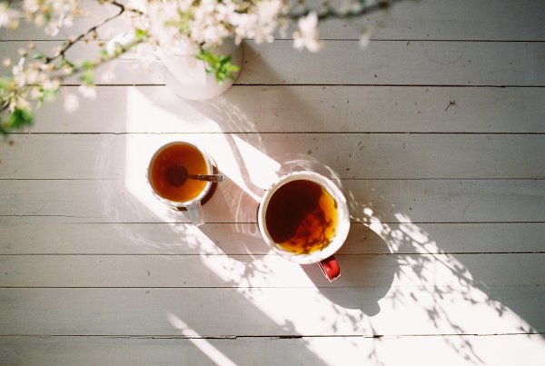 Утро кофе солнце