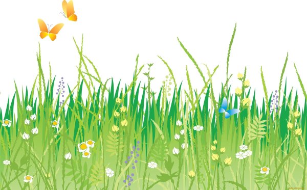 Трава мультяшная