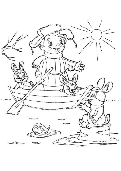 Весенние раскраски