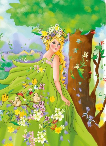 Феи на лугу