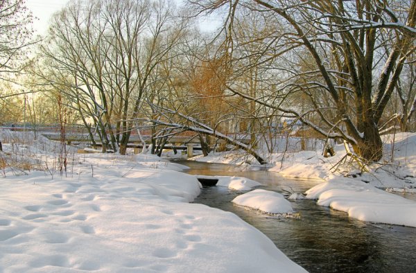 Ручейки весной