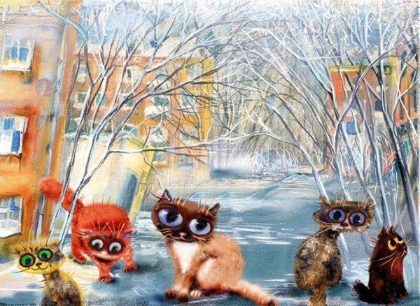 Коты Ирины Зенюк