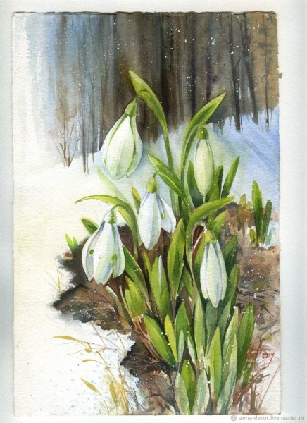 Левитан подснежники