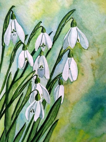 Левитан подснежники