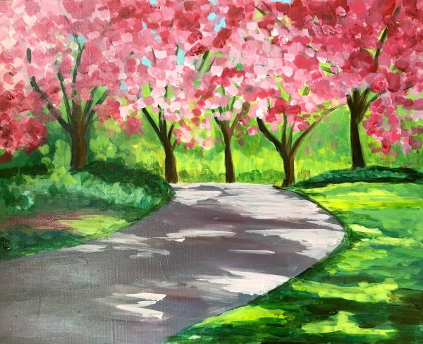 Весенние рисунки