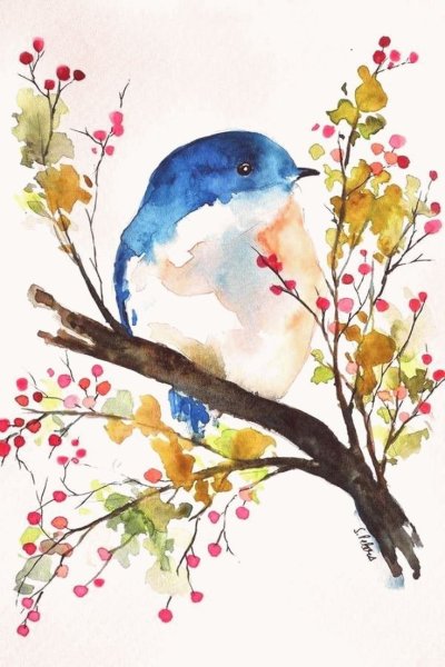 Рисование акварелью