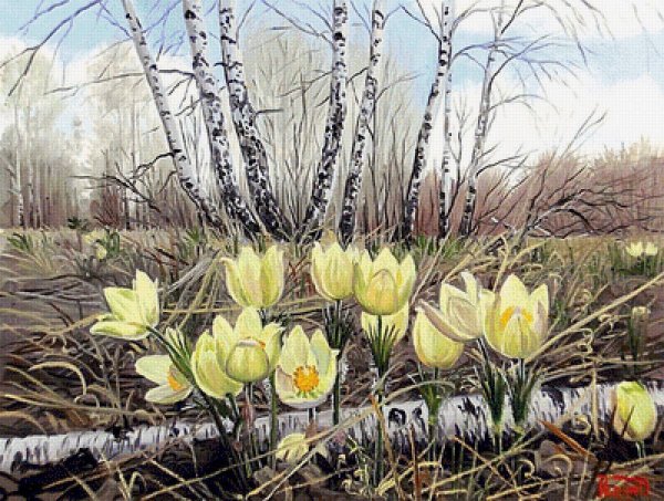 Репин Дмитрий. Первоцветы