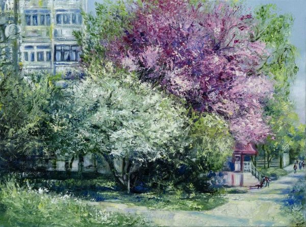 Весна в городской живописи