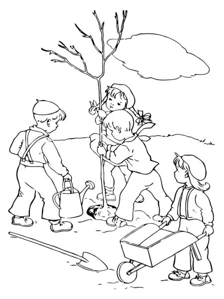 Труд людей весной задания для дошкольников