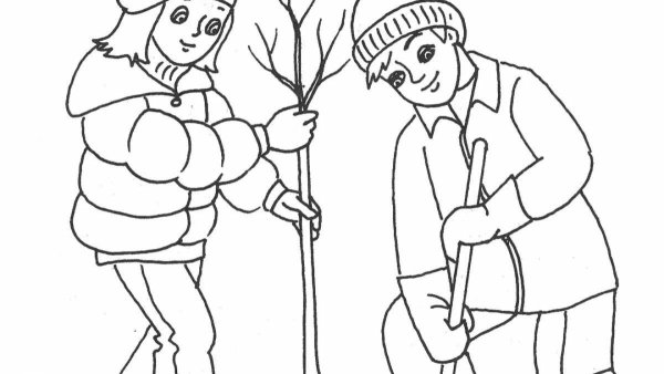 Сюжетное рисование картинки