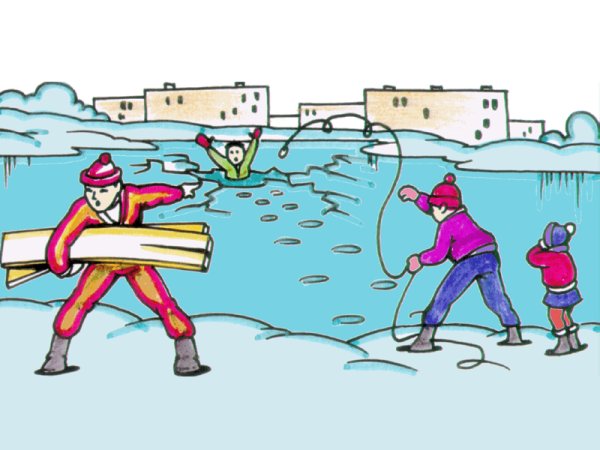 Лед на реке