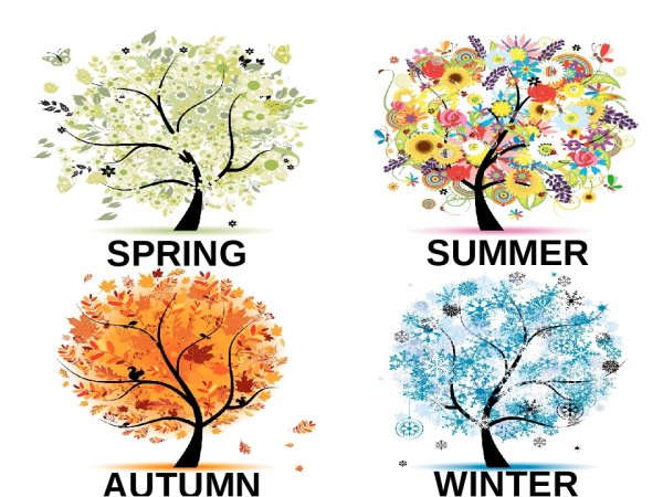 Времена года на английском