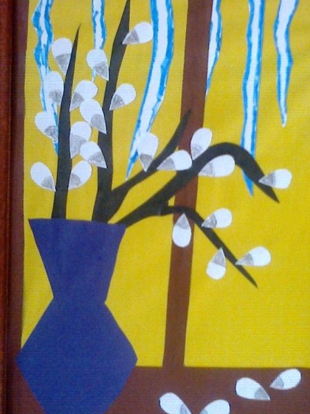 Весенняя аппликация для детей