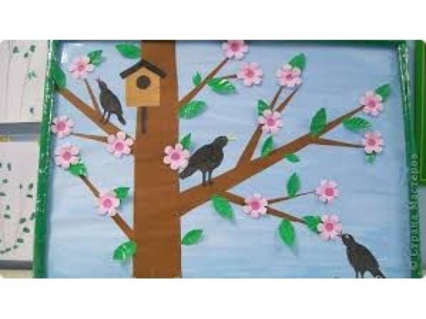 Аппликация на весеннюю тематику