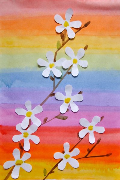 Весенняя аппликация