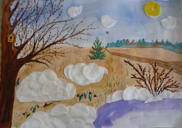 Девушка Весна поделка