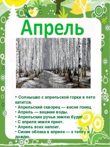 Весна март апрель май