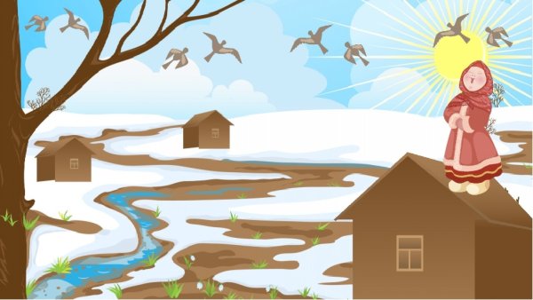 Встреча весны с зимой